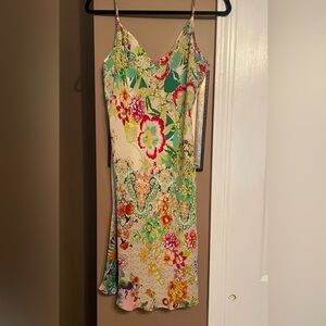 Johnny Was Multicolor Floral Dress